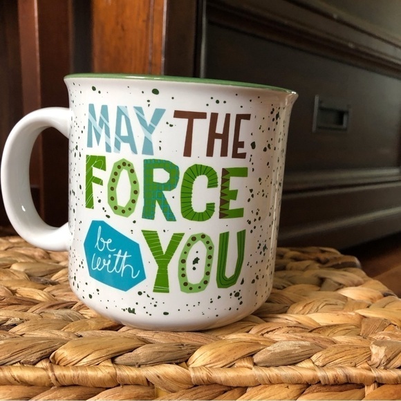 Star Wars baby Yoda “May the Force be With You” ceramic camper style mug - Picture 3 of 6